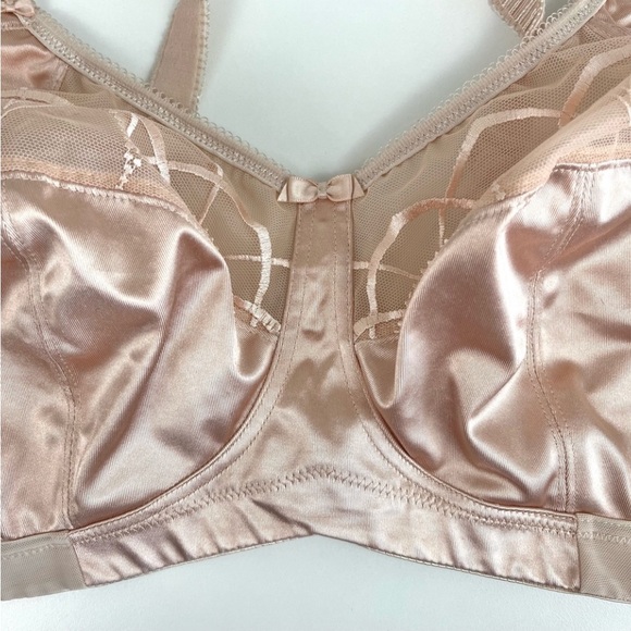 ELOMI Cate Soft Cup Wirefree Side Support Bra 40DDD UK 40E Wireless Plus Size - Picture 7 of 15